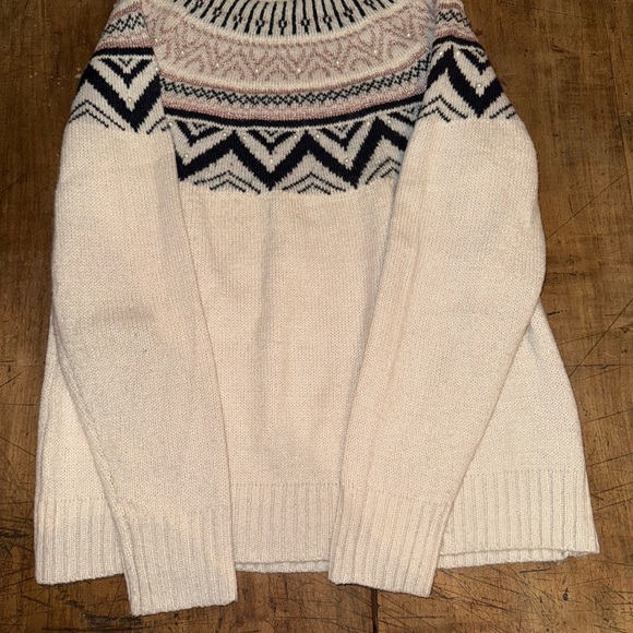 Maurice’s Festive Cozy Fair Isle Knit Sweater Size Small Embellished - Picture 2 of 7